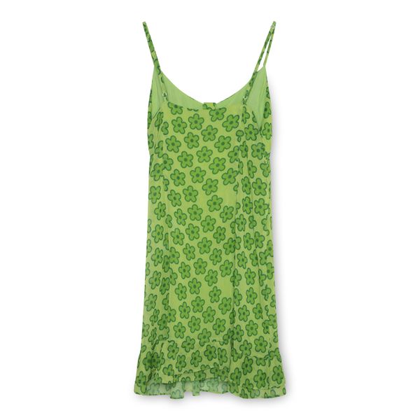 The East Order Green Flower Mini Dress