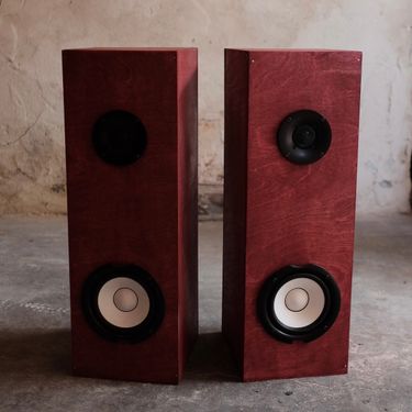 Sound Speakers - Barn Red