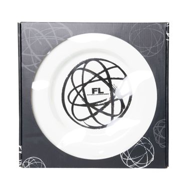 Futura Enamel Plate - White