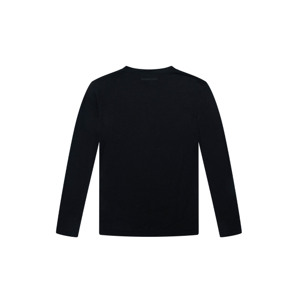 Balenciaga Black Mesh Long Sleeve Shirt