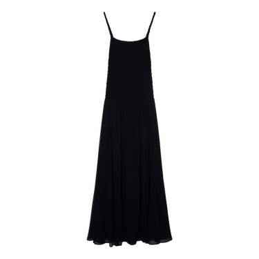 Toteme Smock Black Summer Dress