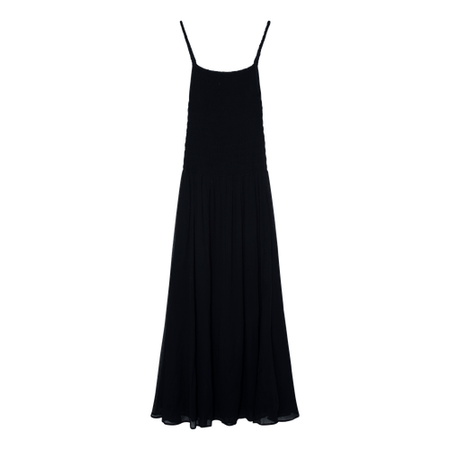Toteme Smock Black Summer Dress