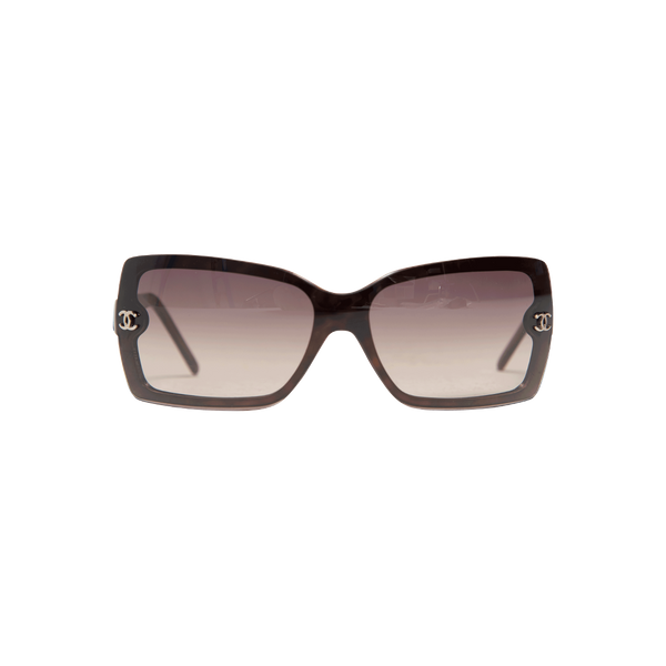 Chanel Interlocking CC Logo Square Sunglasses