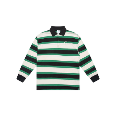 Carrots x Puma Green Striped Long Sleeve Polo