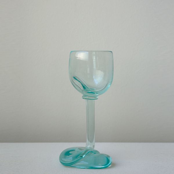 Thaw - Recycled Wine Glass in Clear