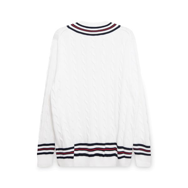 Fila X Brooks Brothers V-Neck Sweater