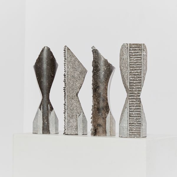 Set of 4 Totemic Sculptures by Jorg Van Daele