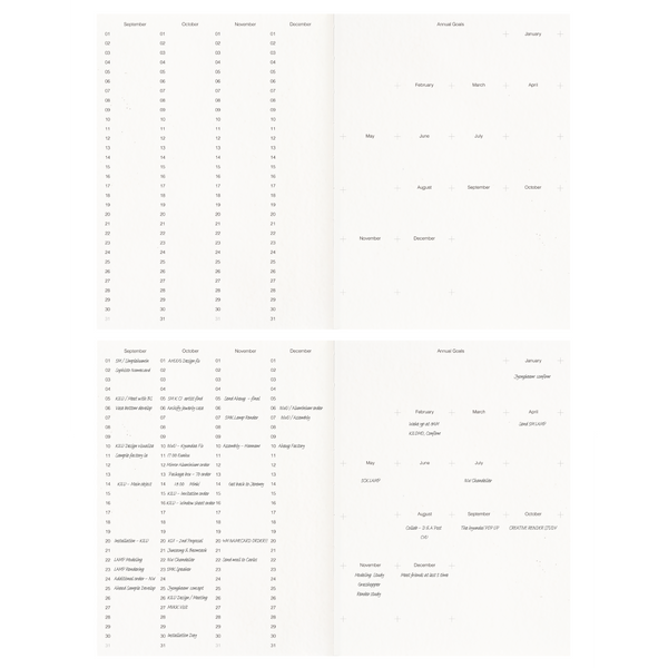 1 Year Archive Diary