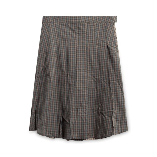 Stussy Mix Plaid Pleated Skirt