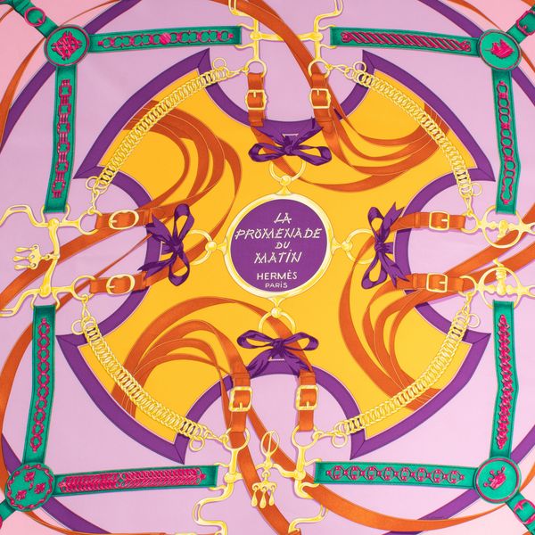 Hermes Silk Scarf