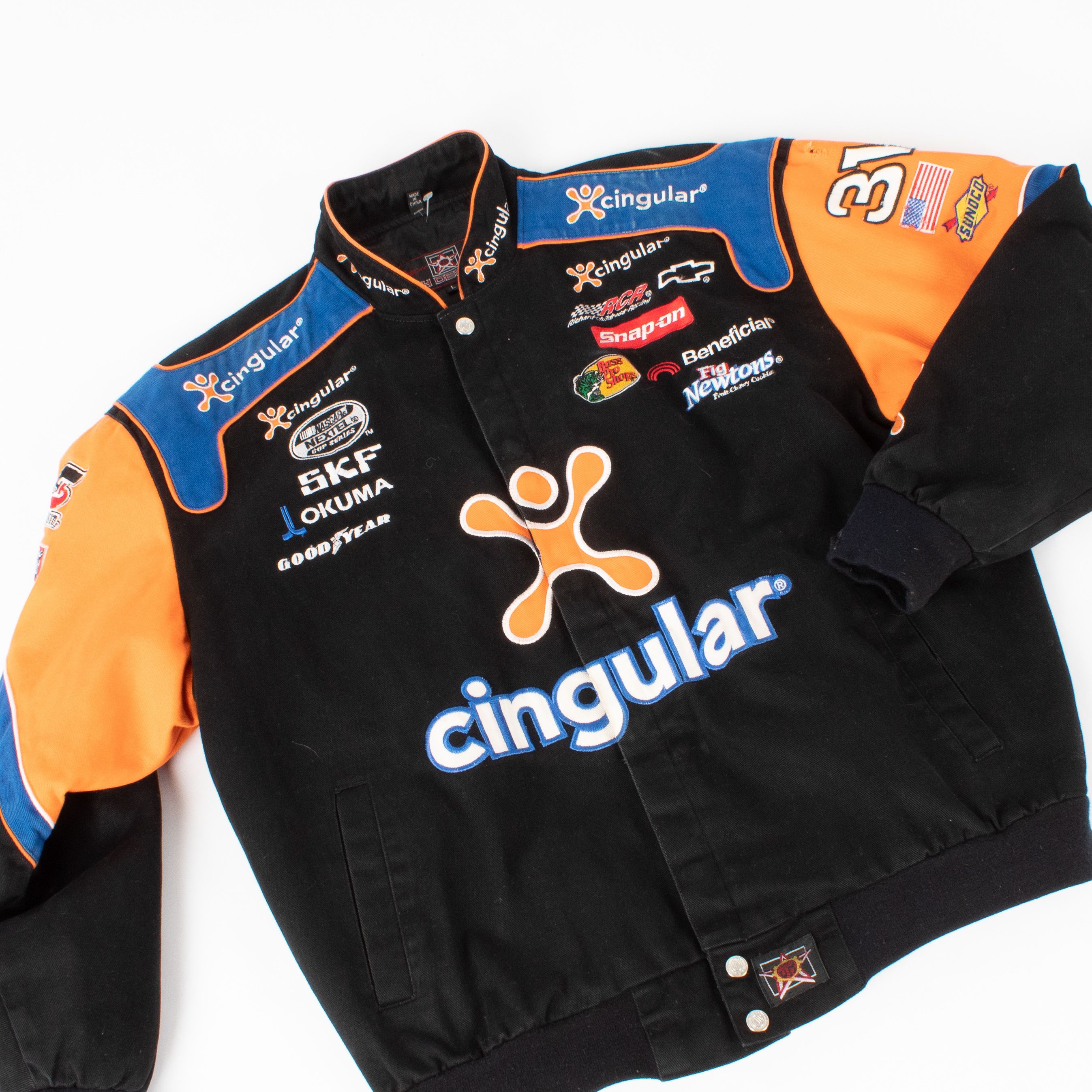 JH Design Cingular Wireless Racing Jacket by Georgie Flores | Basic.Space