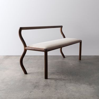 Squiggle Bench by Christopher Miano, 2023