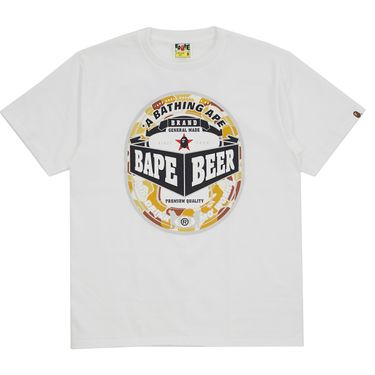 Bape Beer Tee Tokyo Fashion Night Out Exclusive white