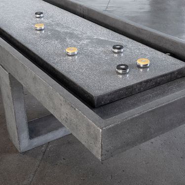 Concrete Shuffleboard Table