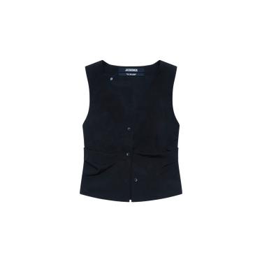 Jacquemus Black Le Gilet De Costume Vest
