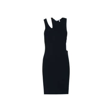 Helmut Lang Black Cutout Dress