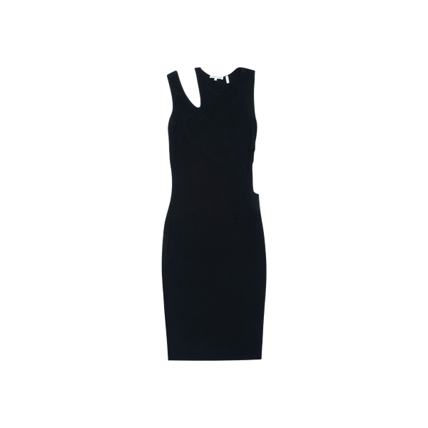 Helmut Lang Black Cutout Dress