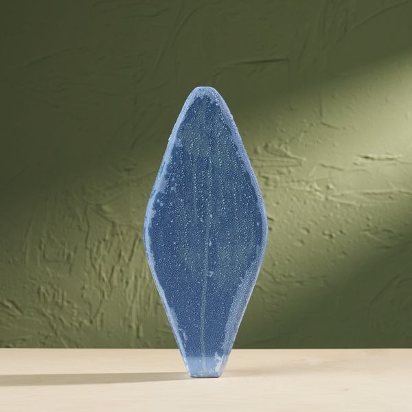 'Condensation' Series C3, Glazed Ceramic Sculpture in Blue by Eunsol Kim, The Netherlands, 2025"