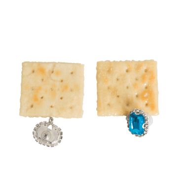 Saltine Cracker Earrings