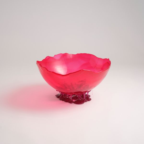 Half Ball - Large in Pink/Red by Gaetano Pesce