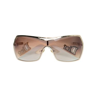 Dior Brown Gradient Shield Sunglasses