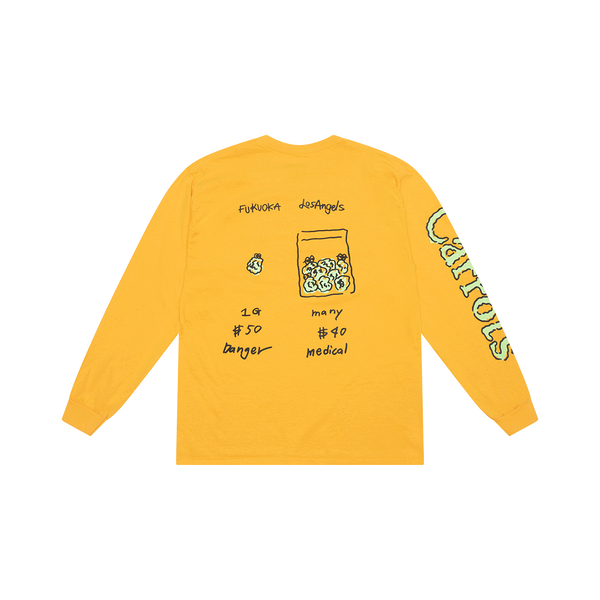 Carrots Yellow Fukuoka Los Angeles Long Sleeve