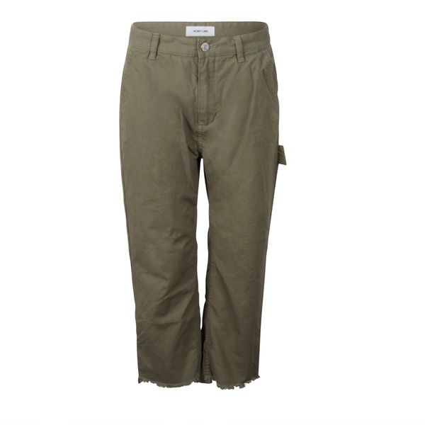 Helmut Lang Cropped Army Trousers