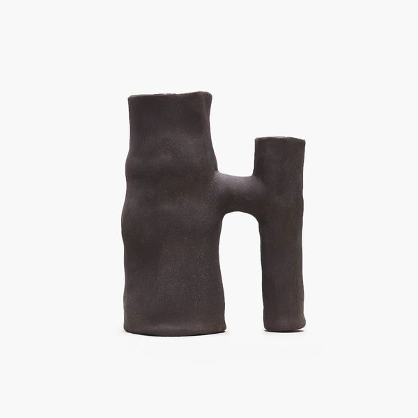 Black Pipe Vase