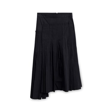 COS Pleated Asymmetric Skirt - Black