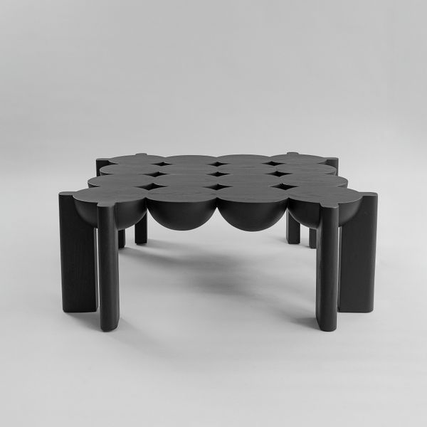 BLEO Coffee Table - Oak with Black Finish