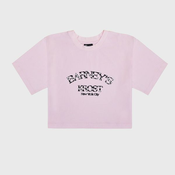 KROST x Barneys Logo Cherry Blossom Crop Tee