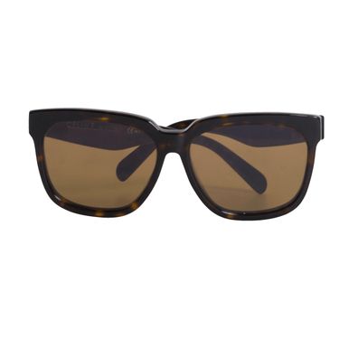 Céline Flat Top Cat Eye Brown Tortoise CL 41060 56mm Sunglasses