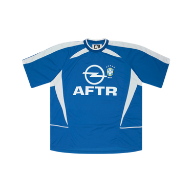 Vintage Blue CBF Brasil Soccer Jersey