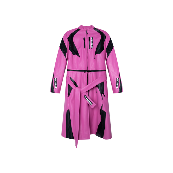 Namilia Pink Transformer Moto Coat