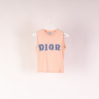 Christian Dior Logo Tank Top