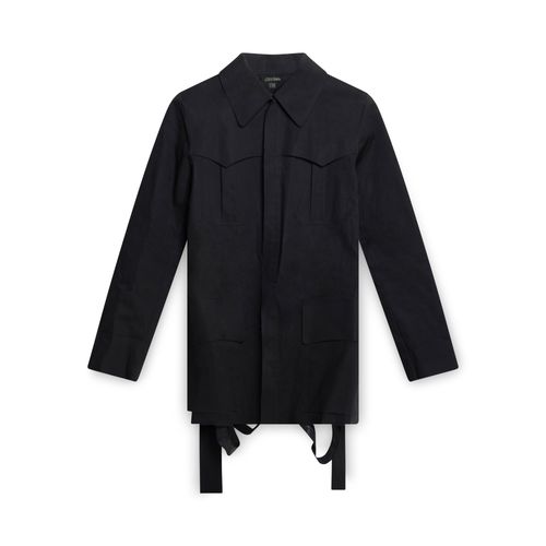 Jean Paul Gaultier Black Cut Out Trench