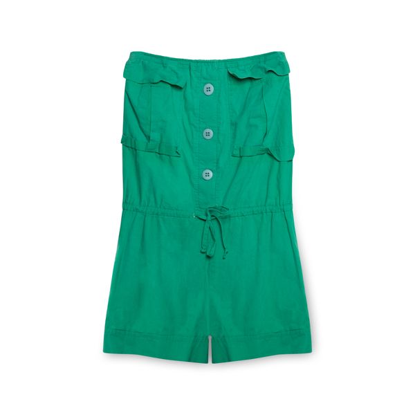 Vintage Green Strapless Romper