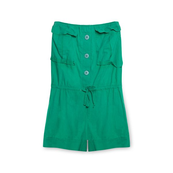 Vintage Green Strapless Romper