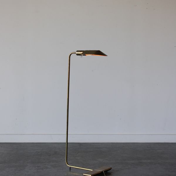 Cedric Hartman Brass Floor Lamp