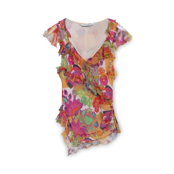 Christian Dior Floral Blouse