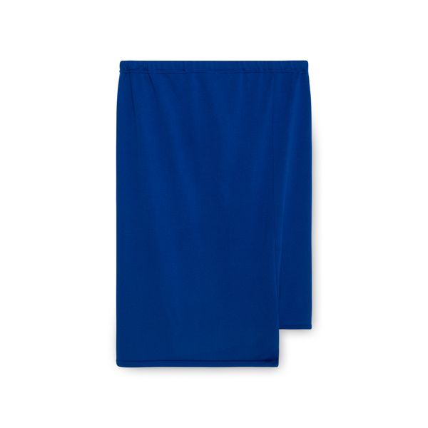 Comme Des Garcons Asymmetrical Blue Mini Skirt