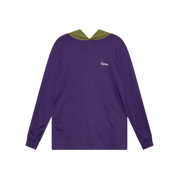 Supreme Color Block Hooded Long Sleeve