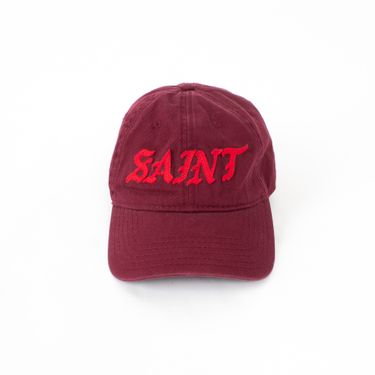 Kanye West Saint Pablo Tour Burgundy Dad Hat