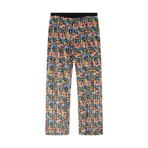 Stine Goya Multicolored Floral Velvet Pants