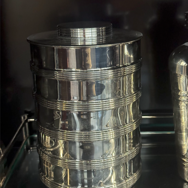 Dior Silver plate nesting box circa 1970’s