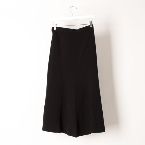Vintage Yves Saint Laurent Black Midi Skirt