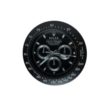 Rolex Wall Clock - Daytona Black Dealer Display