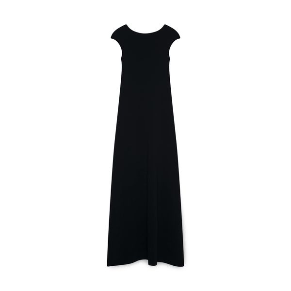 Toteme Black Cap Sleeve Dress 