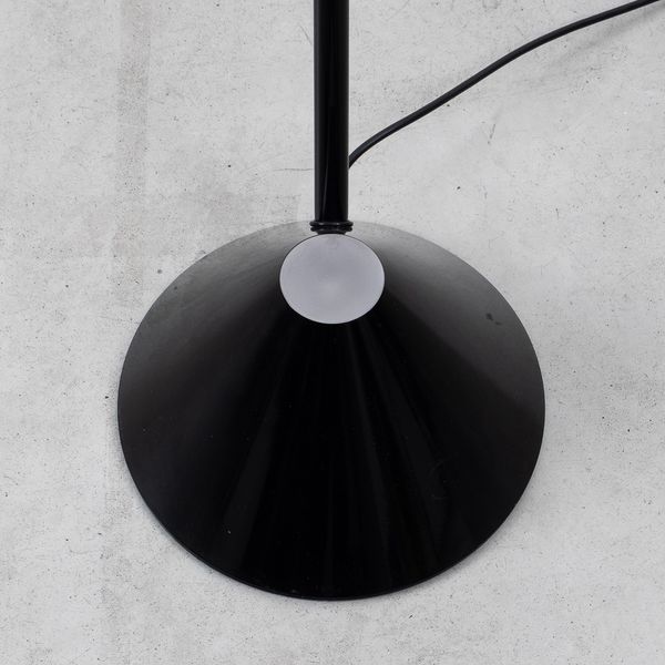 Gary Morga Black Yang Lamp, Bieffeplast, Italy, 1986