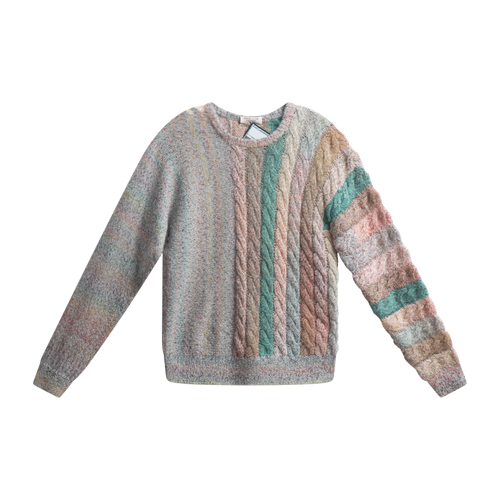 Valentino Vintage Striped Knit Sweater